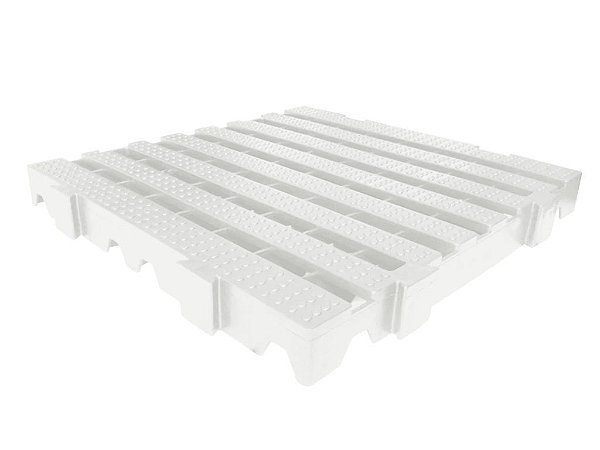 Piso Plástico 40x40 Natural Virgem Câmara Fria