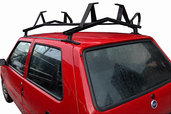 Suporte de Escada para Carro – Rack de Teto Universal em Aço