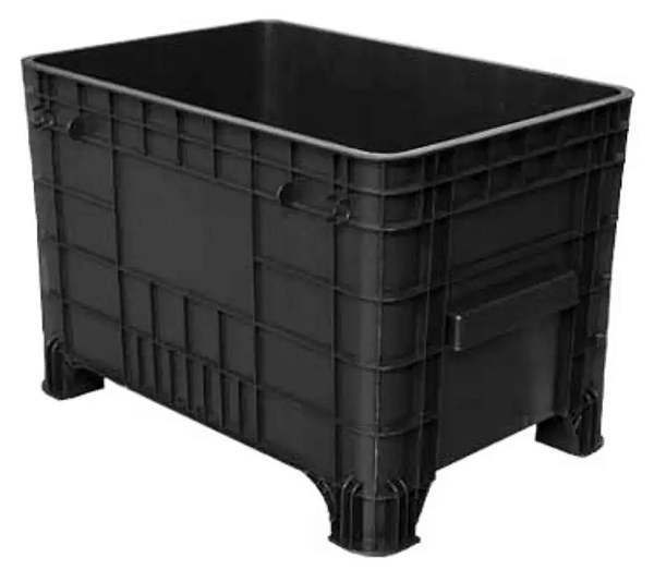 Caixa Plástica Container 372 Litros Reforçada Sem Tampa