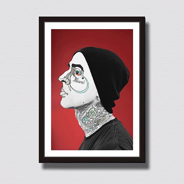 Print Decorativo - Quadro Travis Barker (Blink-182)