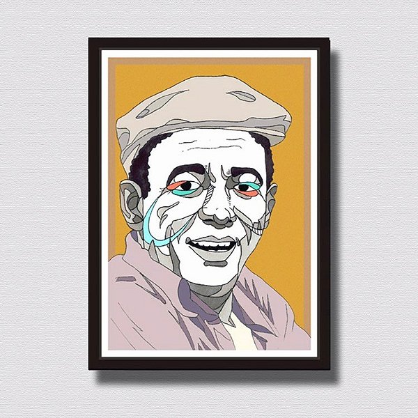 Print Decorativo - Quadro Bezerra da Silva