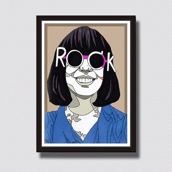 Print Decorativo - Quadro Rita Lee