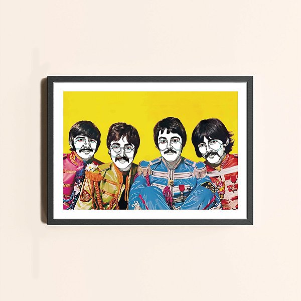 Quadro Decorativo The Beatles (Horizontal)