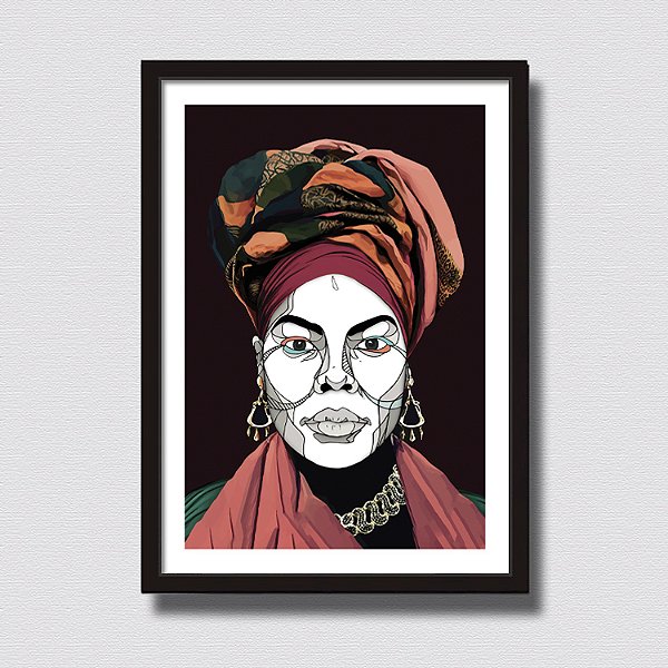 Print Decorativo - Quadro Queen Latifah