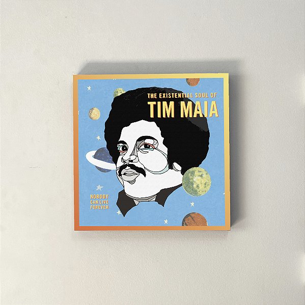Quadro Tim Maia | Painel de Madeira