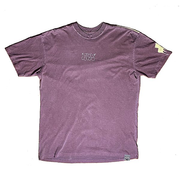 Camiseta Oversized Bordô (Stone) - rads Logo