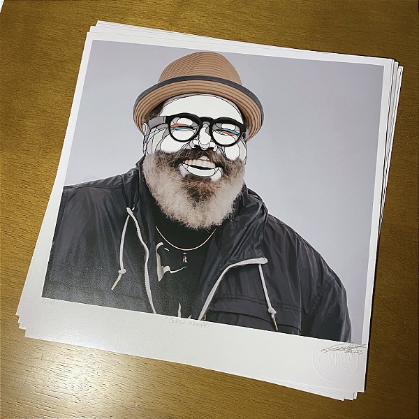 Print Fine Art | Jorge Aragão (2023) | Série Brasili'rads