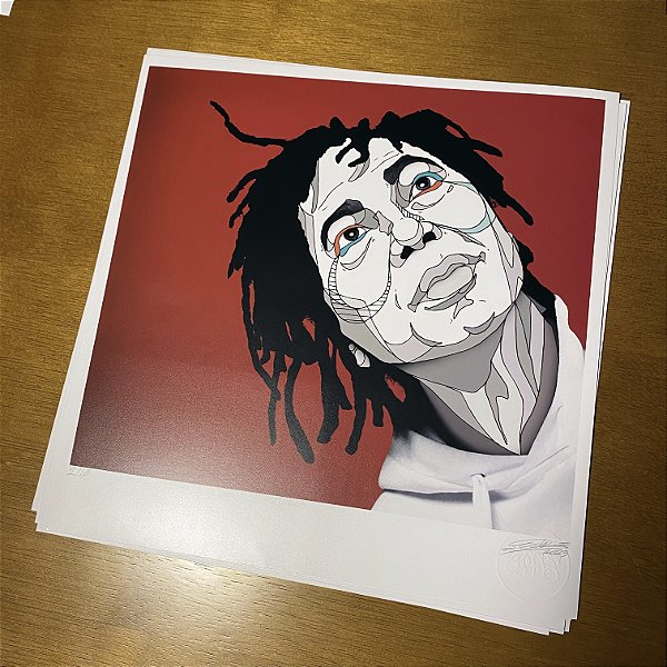 Print Fine Art | Djavan (2023) | Série Brasili'rads