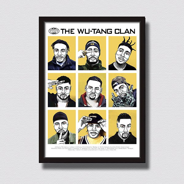 Quadro Decorativo Wu-Tang Clan
