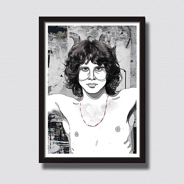 Quadro Decorativo Jim Morrison - The Doors
