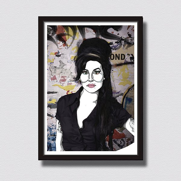 Quadro Decorativo Amy Winehouse