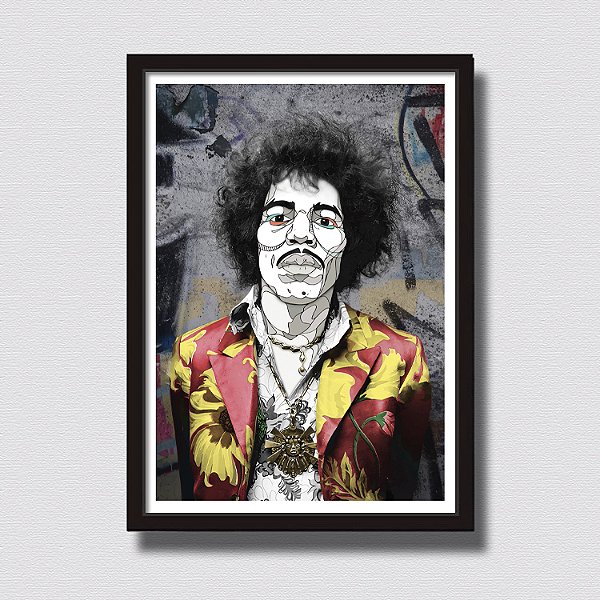 Quadro Decorativo Jimi Hendrix