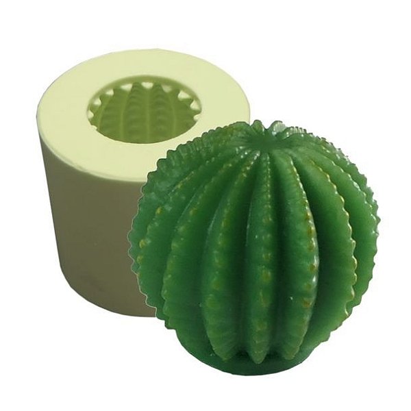 Molde de Silicone Cacto Bola