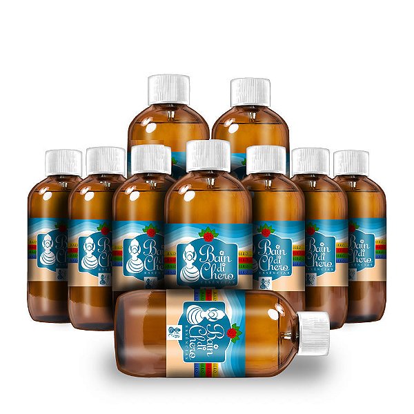 Kit 10-Essências para Velas Perfumadas a Base de Óleo Concentrada de 100ml