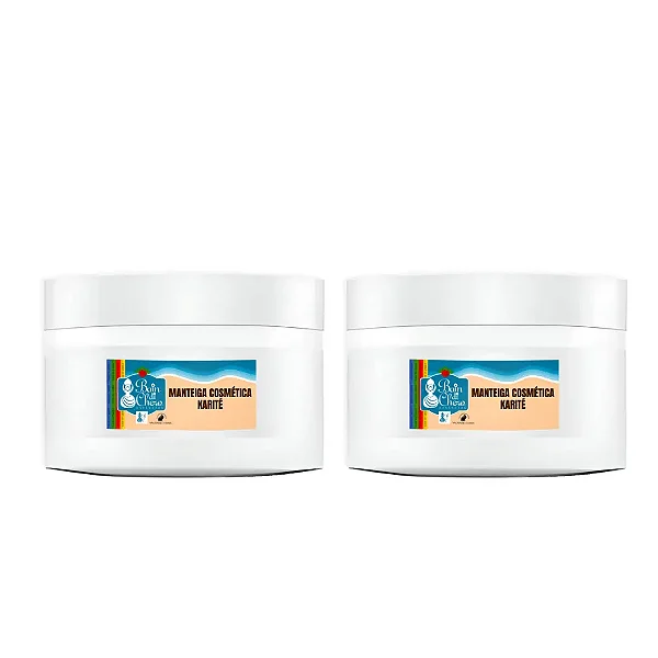 Kit 2 Manteigas Cosméticas Bain Di Chero 200gr