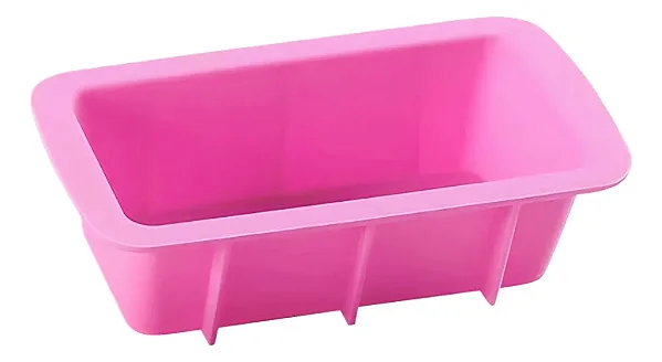Molde De Silicone Retangular Antiaderente 1Kg