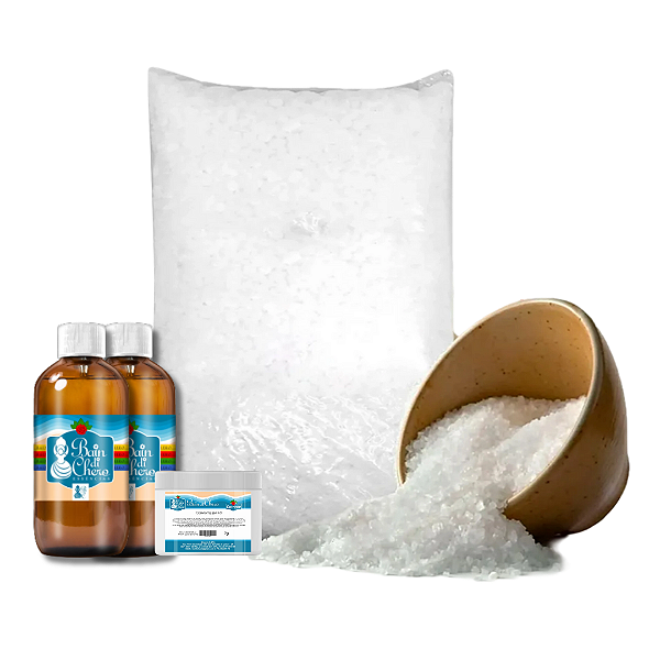 Kit Iniciante Básico para Produção de Velas Aromáticas Parafina Granulada 1Kg