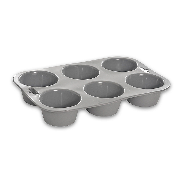 Molde de Silicone Redondo 6 Cavidades 70 Gramas