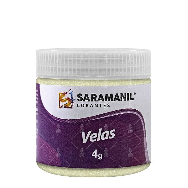 Corante Cintilante em Pó Para Velas Saramanil 4gr