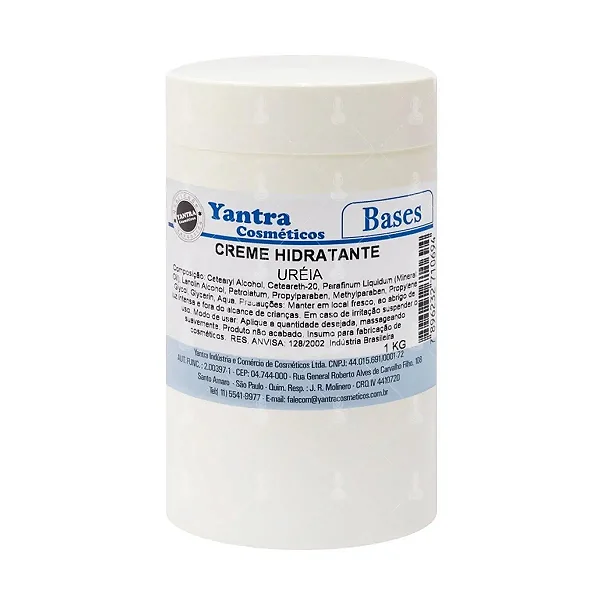 Creme Hidratante de Uréia Yantra 1Kg