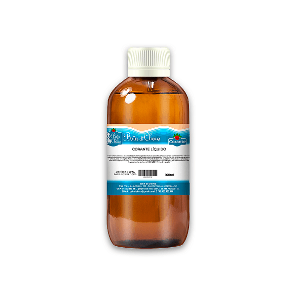 Corante Liquído para Sabonete, Cosmético e Aromatizador Bain Di Chero 100ml