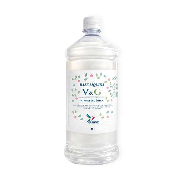 Base Sabonete Líquido e Shampoo Neutro V&G Perolada 1.1 1 Litro