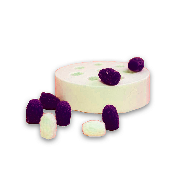Molde de Silicone Amora Mini 8 Cavidades para Sabonetes, Velas e Resina Artesanal