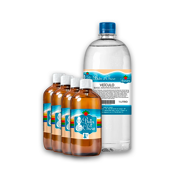 Kit Iniciante para Produção de Cheirinhos de Carro com 3 Essências