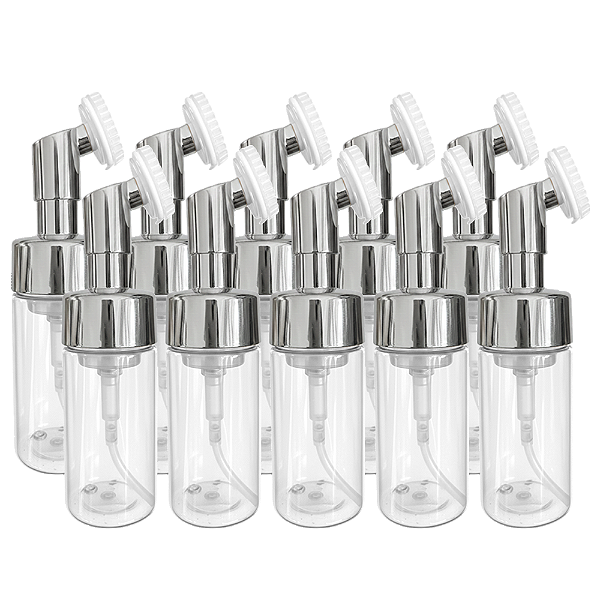 Kit 10 Frascos Espumantes em Pump com Escova 100ml