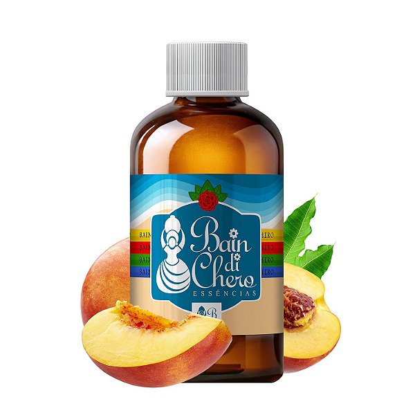 Essência Aromática Concentrada Lipossolúvel (Óleo) de Pêssego