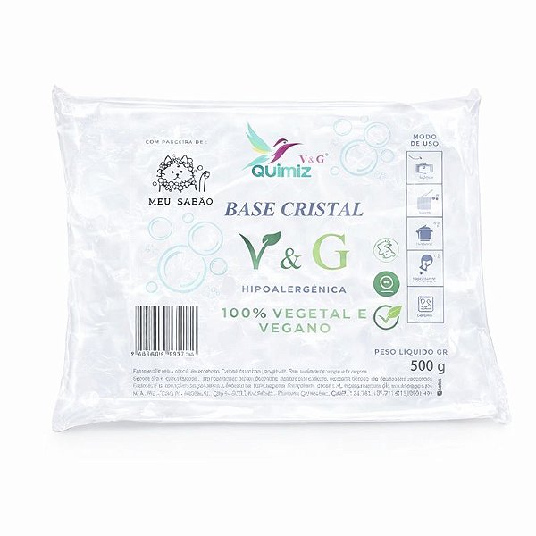 Base Cristal Glicerinada para Saboaria Artesanal 500g