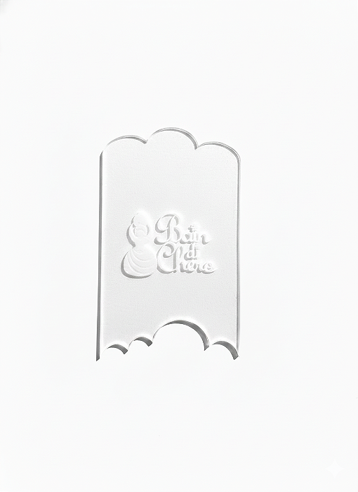 Régua Acrilica Para Saboaria - Nuvens 6cm e 8cm