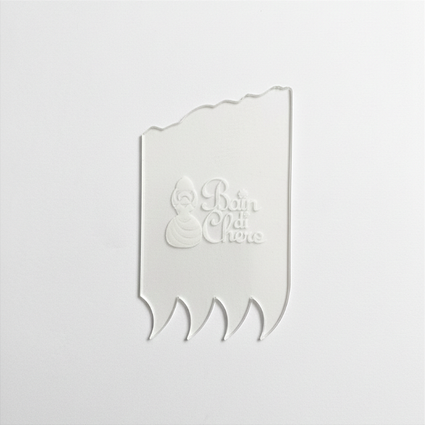 Régua Acrilica Para Saboaria - Ondas 6cm e 8cm