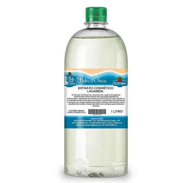 Extrato Glicólico de Lavanda para Sabonetes e Cosméticos 1L e 100ml