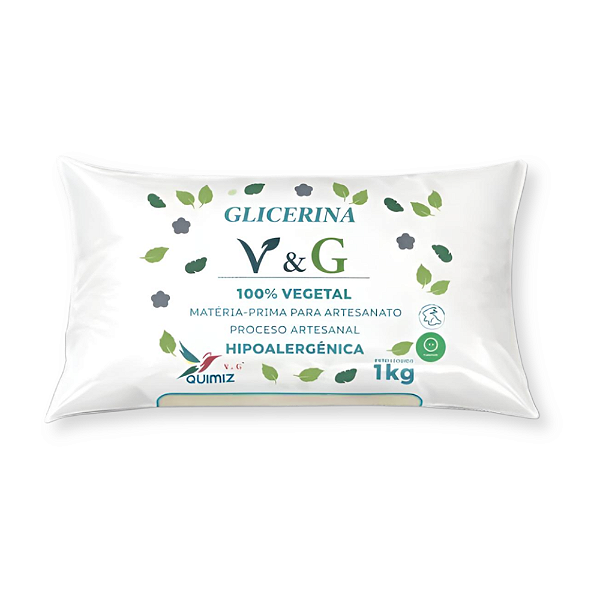 Base Glicerinada Neutra Vegetal V&G 1kg Transparente