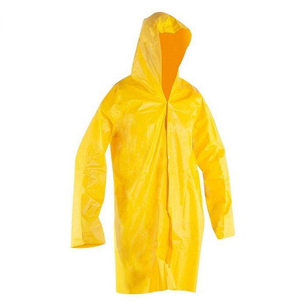 Capa de chuva PVC forrada amarela G CA36254