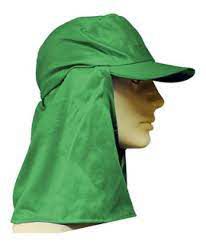 Capuz touca boné Árabe cor verde velcro
