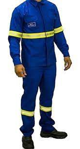 Conjunto NR-10 Risco 2 Azul Royal Com Refletivo M