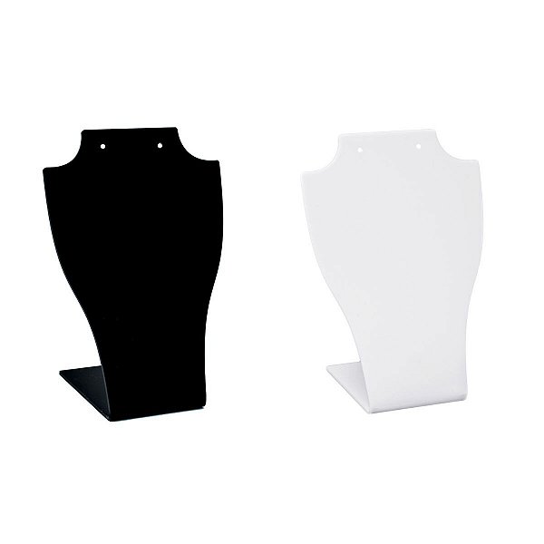 Kit Expositor de colar e brincos - branco e preto - Acrihome Design em  Acrílicos