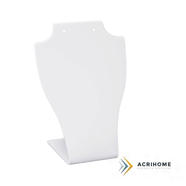 Expositor de Colar e Brincos em Acrílico Branco | ACRIHOME - Acrihome  Design em Acrílicos