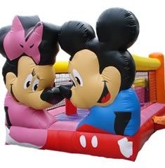 Kiddie Play Mickey & Minnie com Escorregador