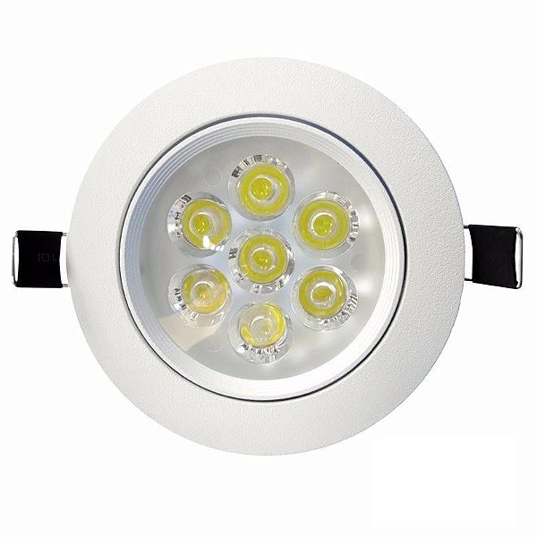 Lampada Spot 7w Super Led Para Teto Sanca Gesso - Imperio do Lar