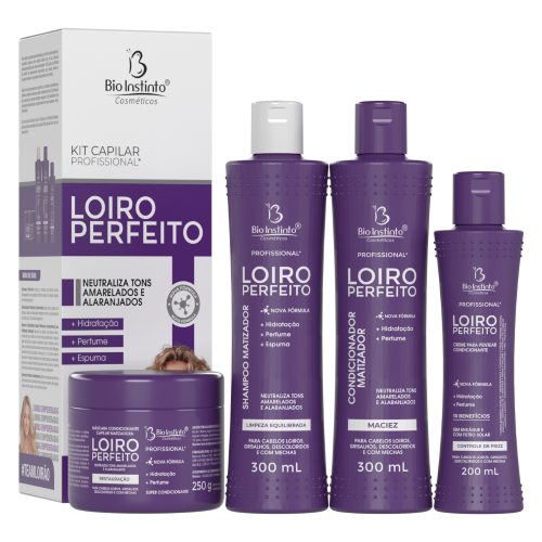Kit Capilar Loiro Perfeito (4 Itens)