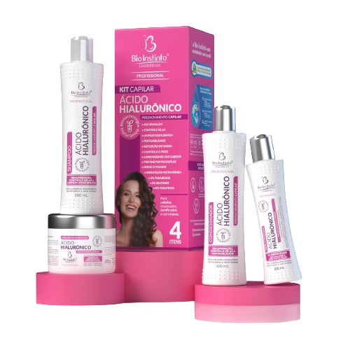 Kit Capilar Ácido Hialurônico (4 itens)