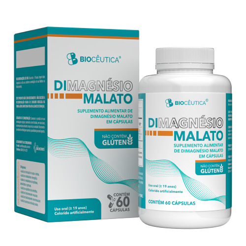 Suplemento Alimentar de DIMAGNÉSIO MALATO  - 12 Unidades