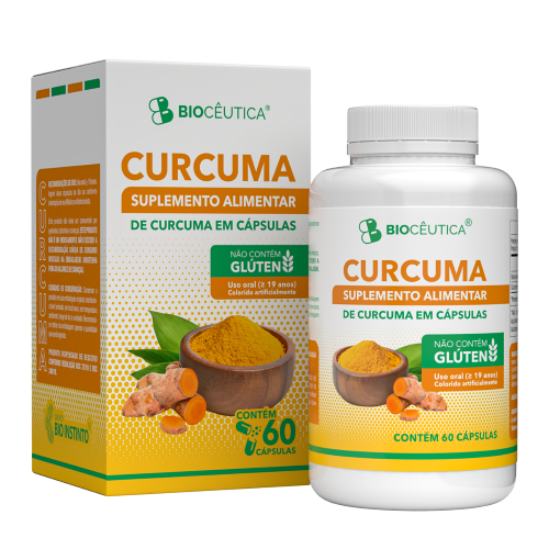 Curcuma Suplemento Alimentar 130mg - 60 Cápsula