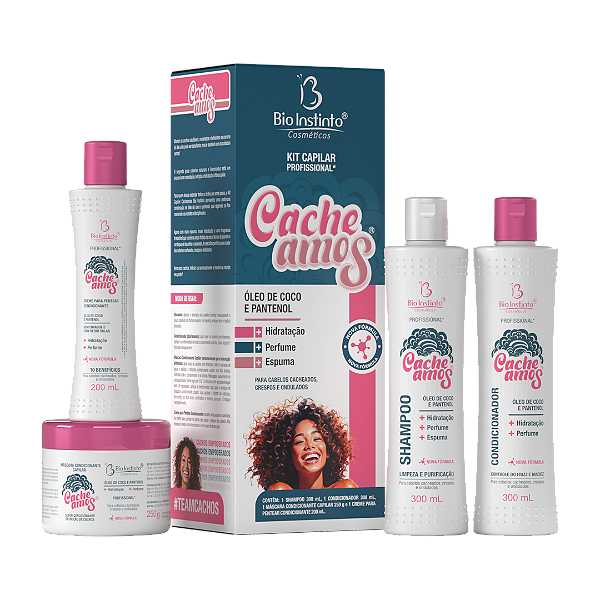 Kit Capilar Cacheamos (4 Itens)