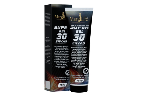 Pomada  Super Gel 30 Ervas 150g (24 Unidades) - Atacado