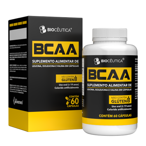 BCAA Suplemento Alimentar - 60 Cápsulas