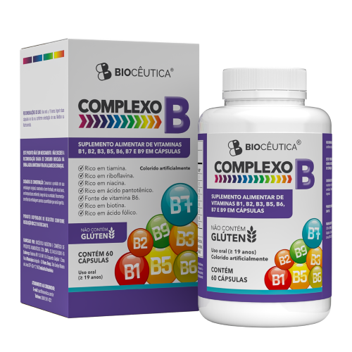 Suplemento Alimentar do Complexo B - 12 Unidades